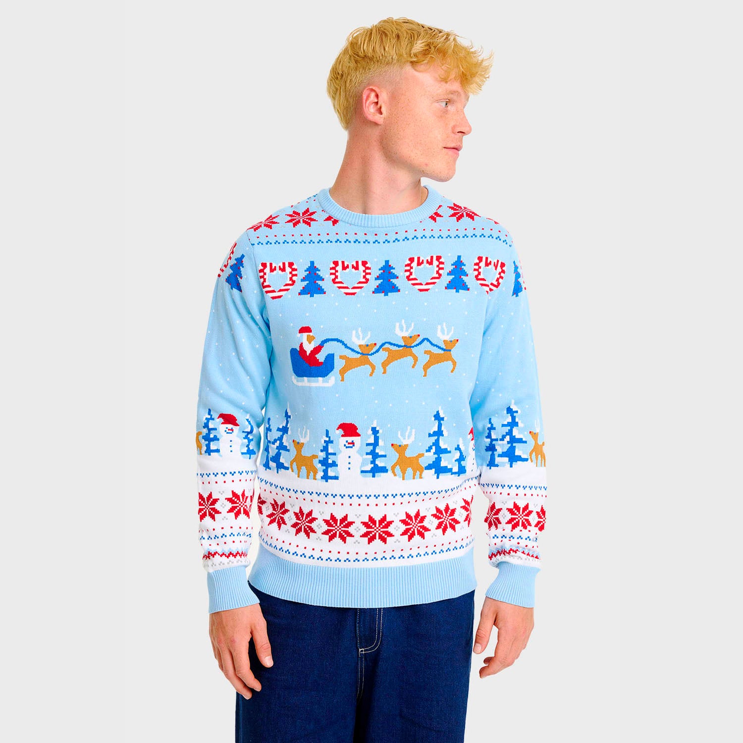 Christmas wonderland julesweater - Herre.